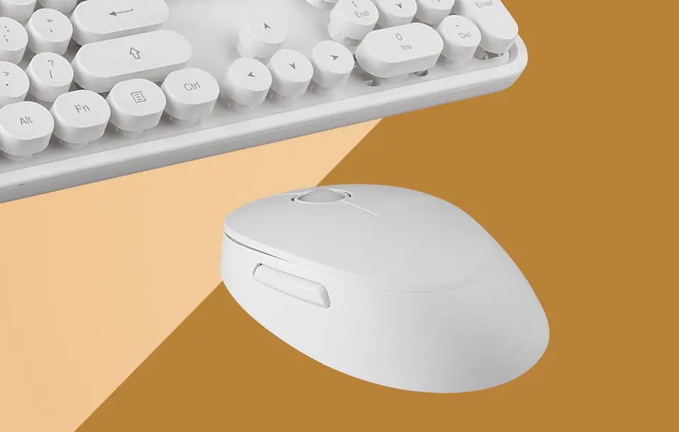 MOFII Sweet 2.4G Wireless Keyboard + Mouse Kit (White)