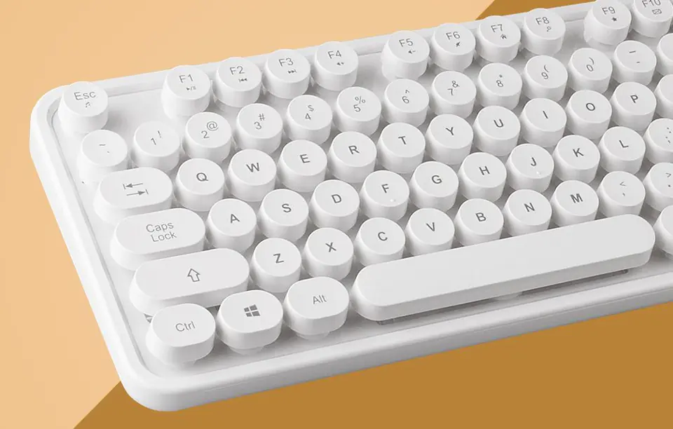 MOFII Sweet 2.4G Wireless Keyboard + Mouse Kit (White)