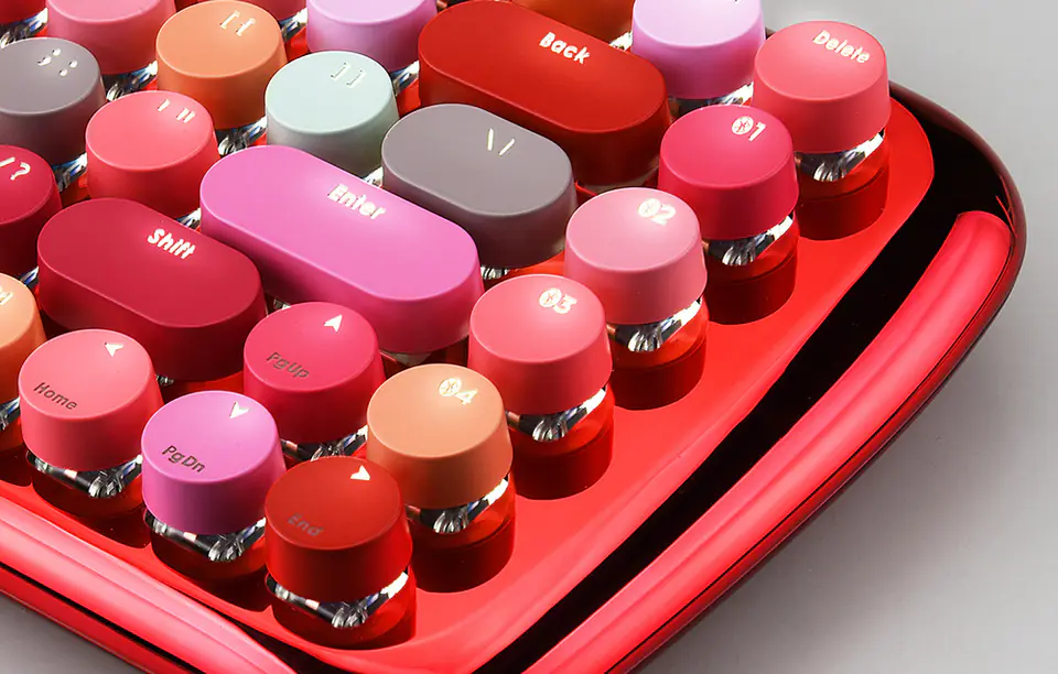 MOFII Lusc BT Mechanical Wireless Keyboard (Red)