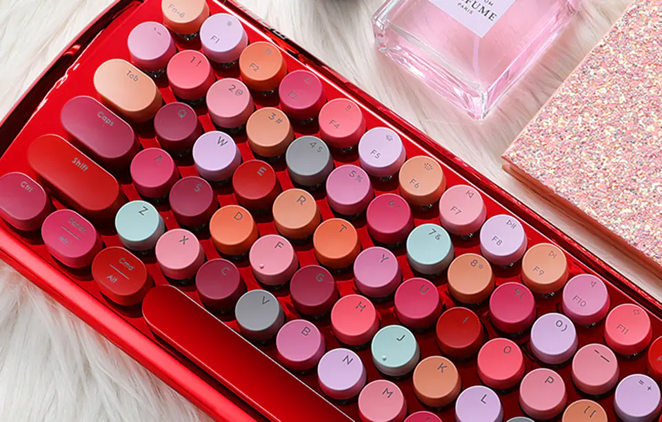 MOFII Lusc BT Mechanical Wireless Keyboard (Red)