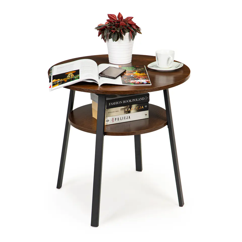 Coffee table, round bench, modern loft