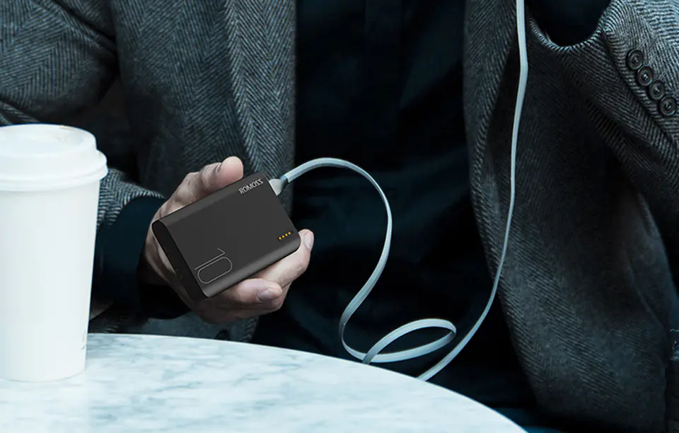 Powerbank Romoss Sense 4 Mini 10000mAh (Black)