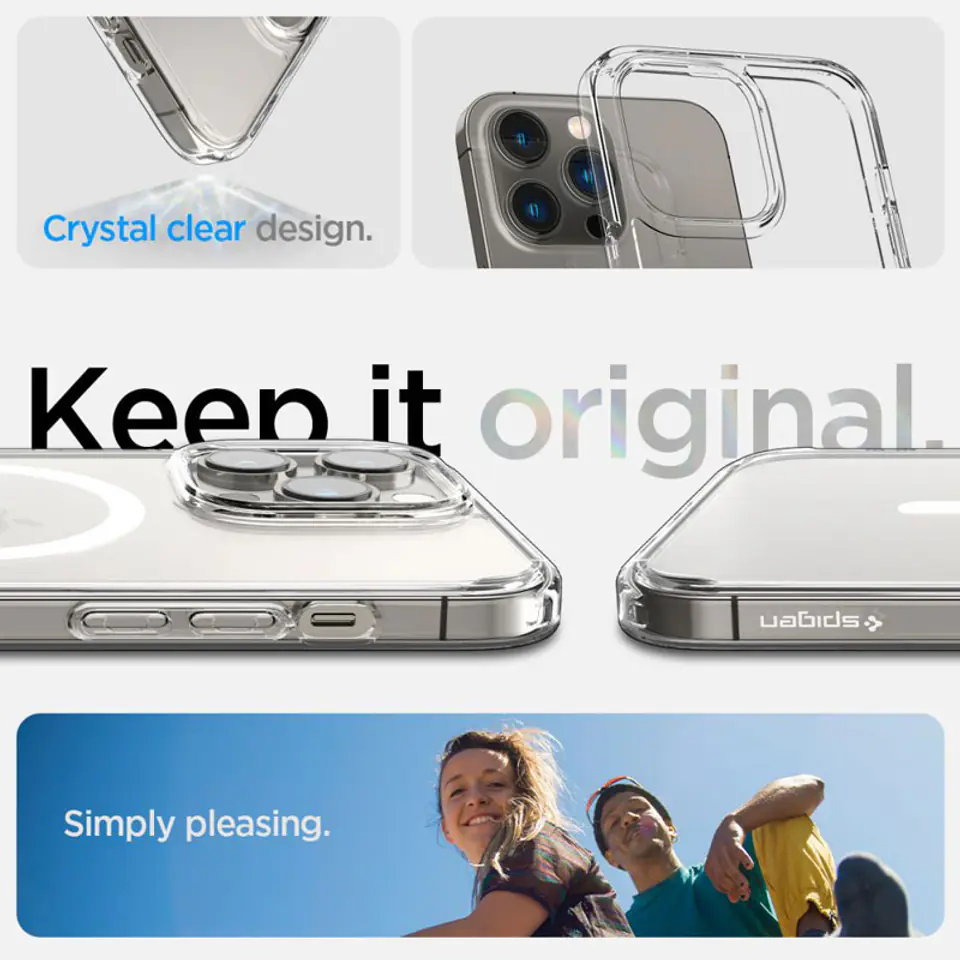 Spigen Ultra Hybrid MagSafe Clear Case for iPhone 14 pro max