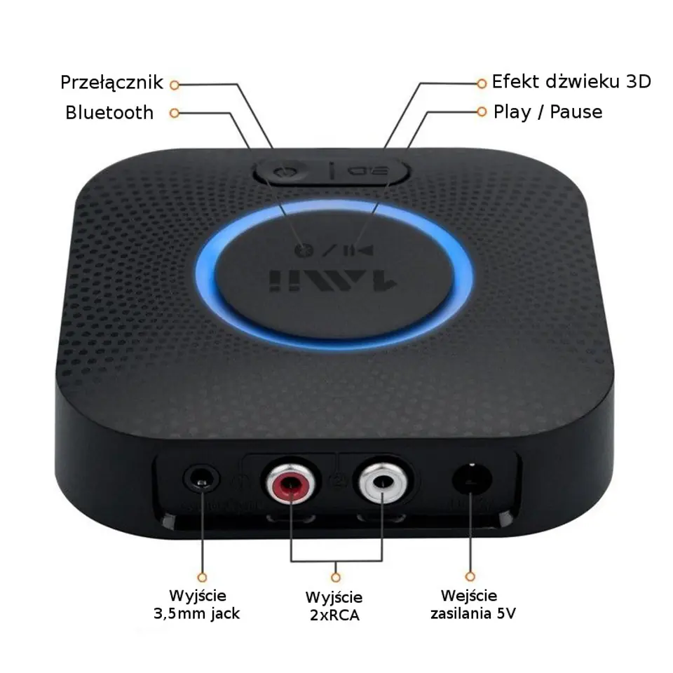 B06HD Odbiornik audio Bluetooth 5 aptX HD 50m