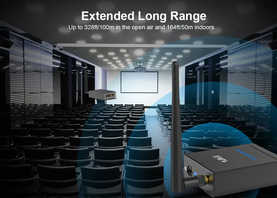 RT5066 Wireless Audio Extender 2.4GHz 100m