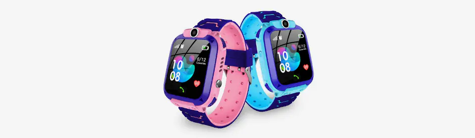 Smartwatch for kids GoGPS K16S (pink)