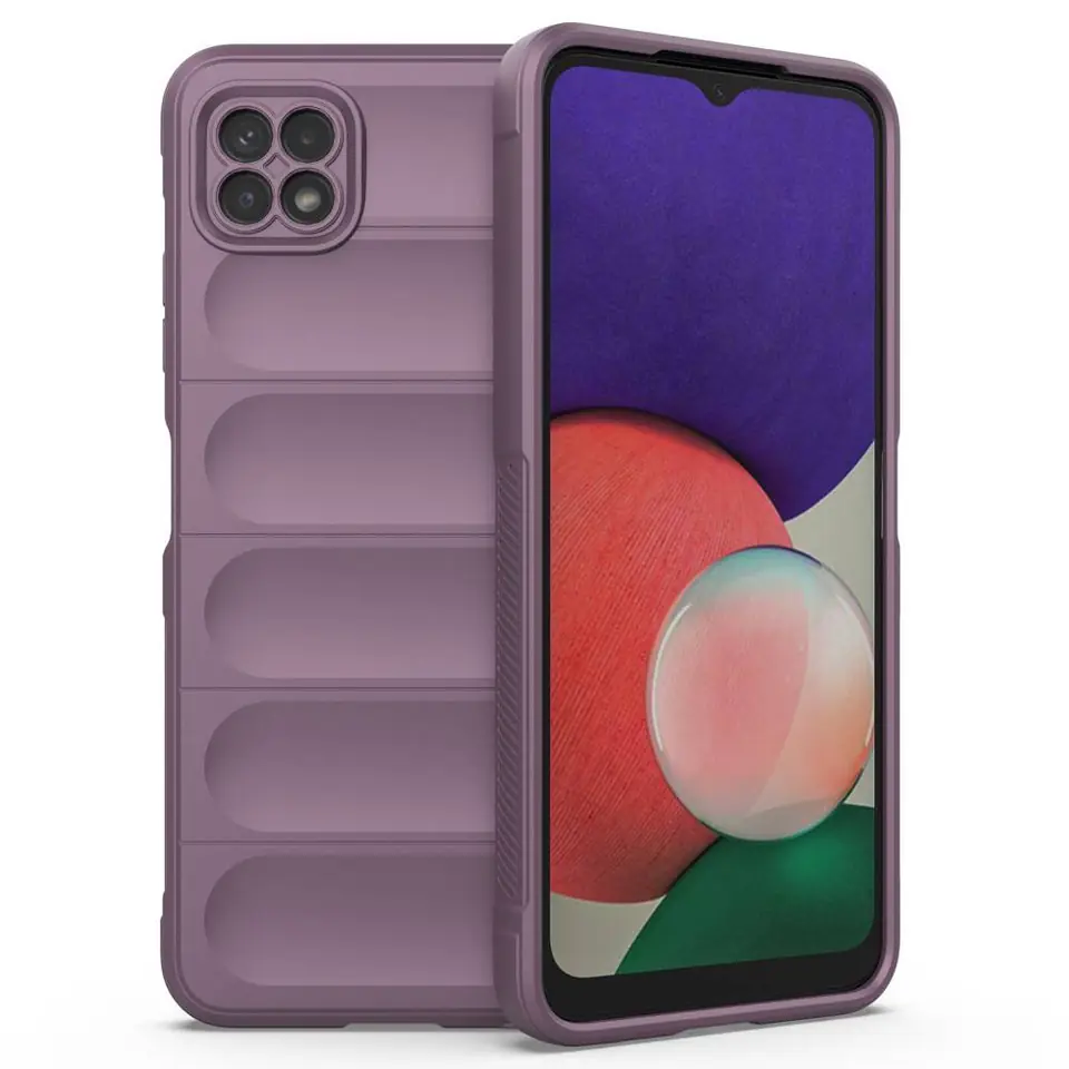 Etui SAMSUNG GALAXY A22 5G Silky Shield lawendowe | Wasserman.eu