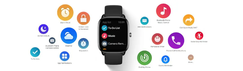 Smartwatch Amazfit GTS 4 Mini Black