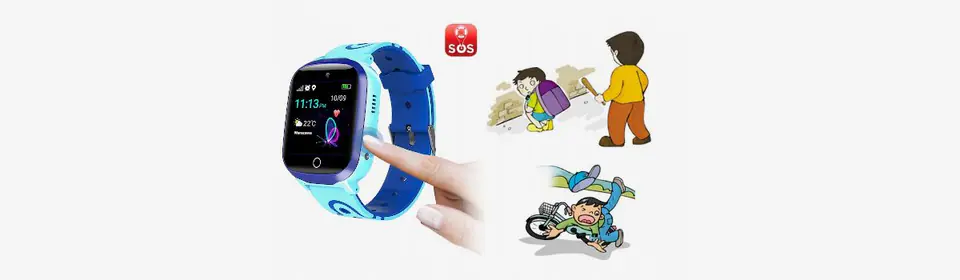 Smartwatch for kids GoGPS K17 (purple)