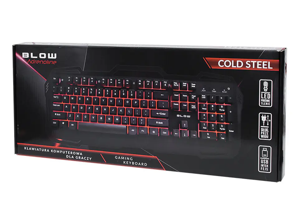 Klawiatura Blow z podświetleniem led cold steel