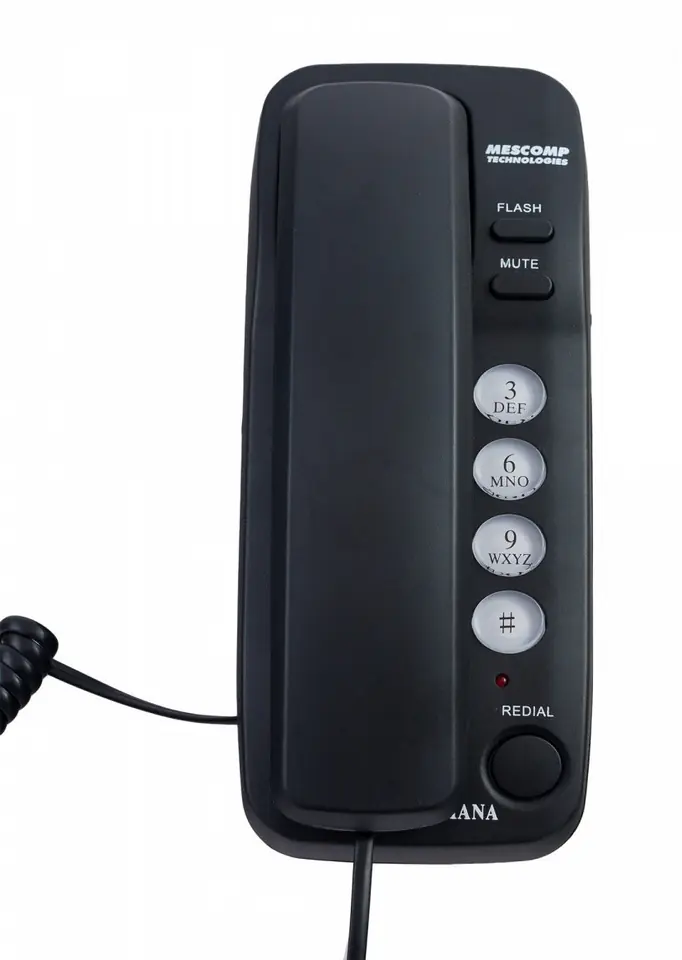 Landline phone MT 518 Diana black Wasserman.eu