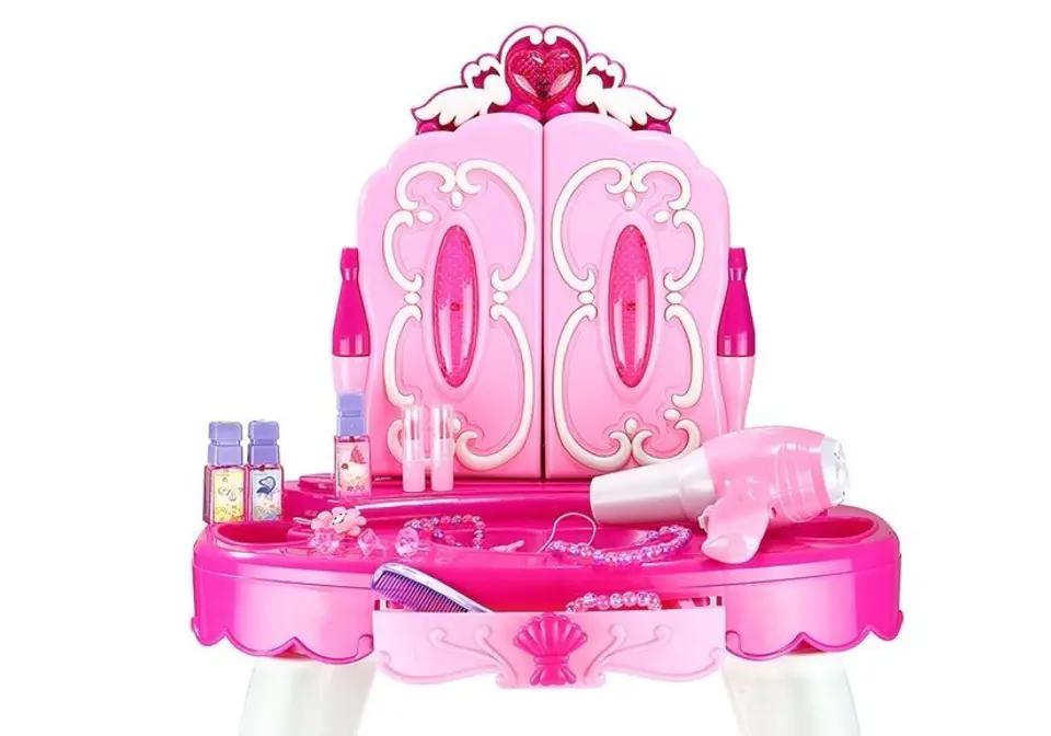 Disney princess makeup table and outlet chair