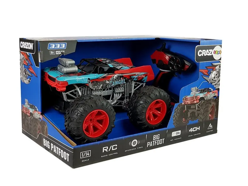 Remote control on sale big wheels