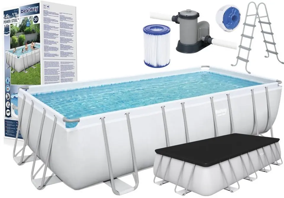 Garden Swimming Pool Rack 549 x 274 x 122 cm Bestway 56465 | Wasserman.eu