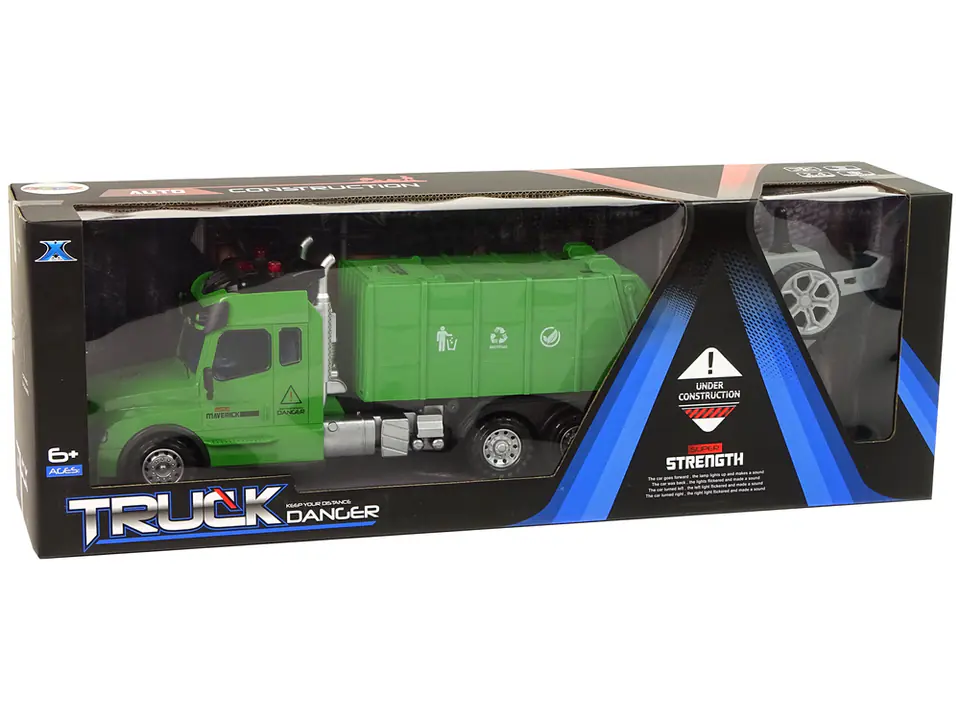 Remote sale garbage truck