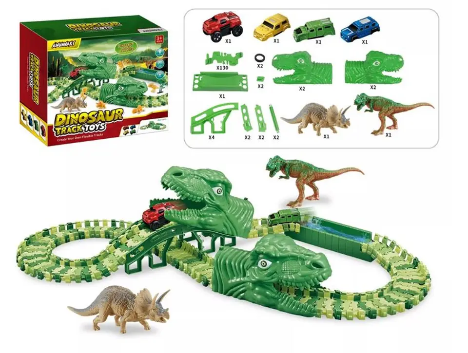 Dinosaur cheap car track