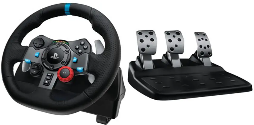 Logitech Driving Force G29 USB Racing Wheel Pedals PS4/PS3/PC Gaming  Playstation