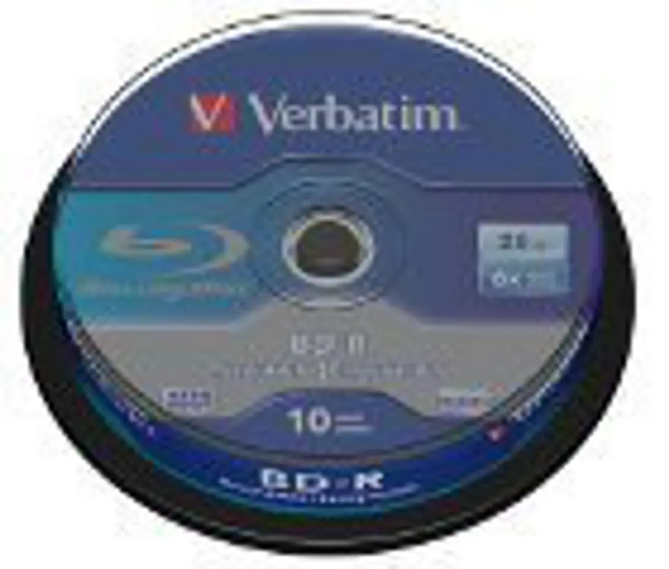 BD-R VERBATIM 25 GB 6x Spindle 10 pcs