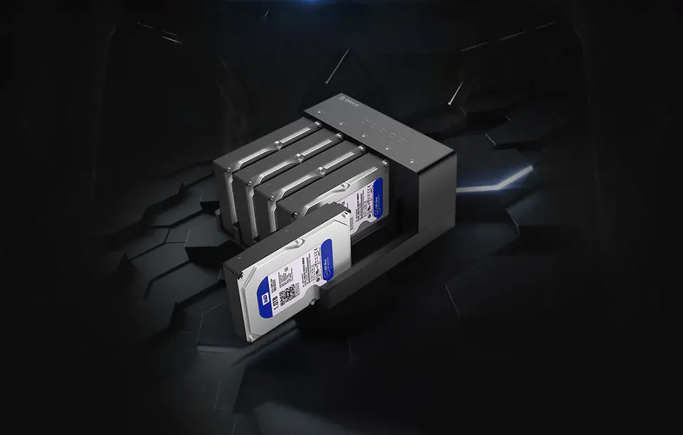 Stacja dokująca Orico 5x SATA 3,5 / 2,5" z funkcją duplikatora
