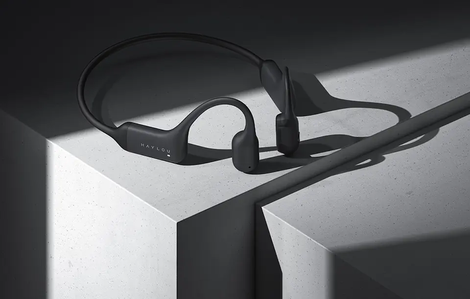 Haylou PurFree BC01 bone conduction headphones (black)