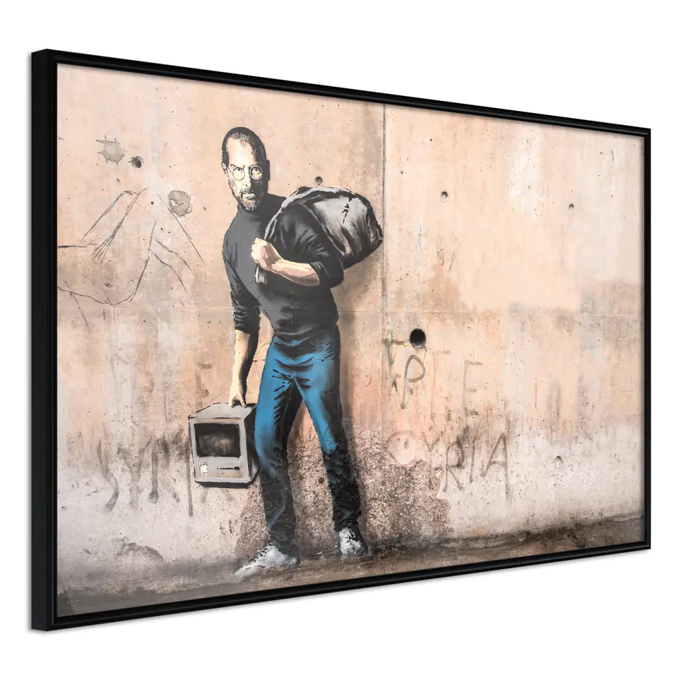 Banksy Migrant Child Mural Venice | Poster