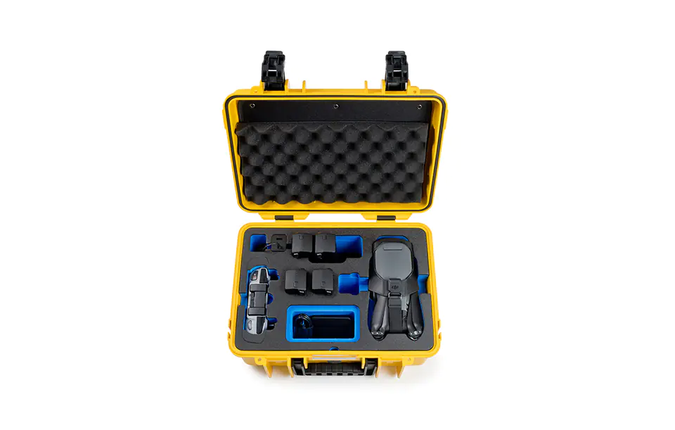 Case B&W type 4000 for DJI Mavic 3 / Mavic 3 Cine yellow