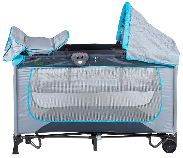 Rocking store travel cot