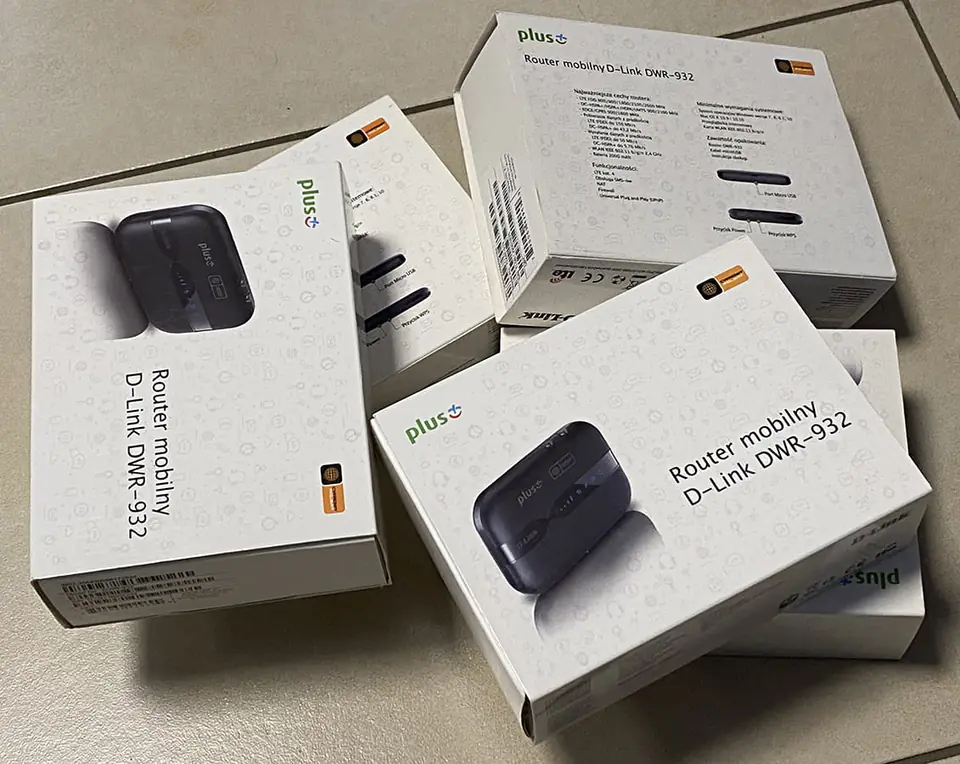 Zdjęcie real sprzedawanych D-Link DWR-932