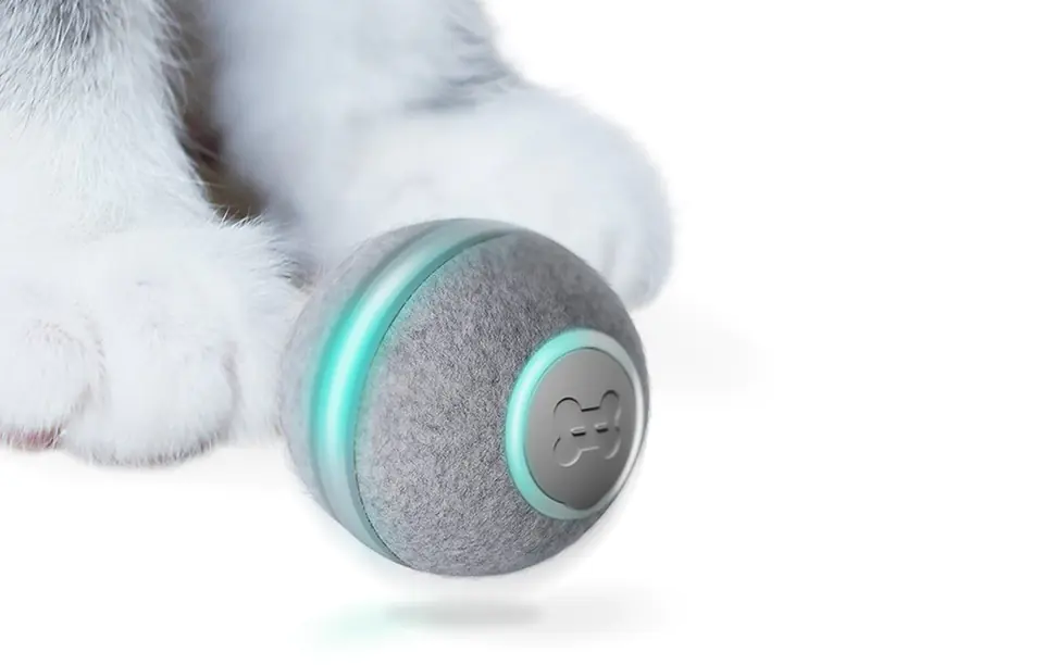 Interaktywna piłka dla kotów Cheerble M1 (Szary)