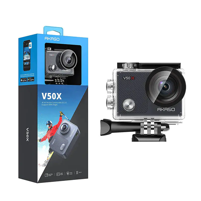 AKASO V50X Wifi Action Camera, Photography, Cameras on Carousell