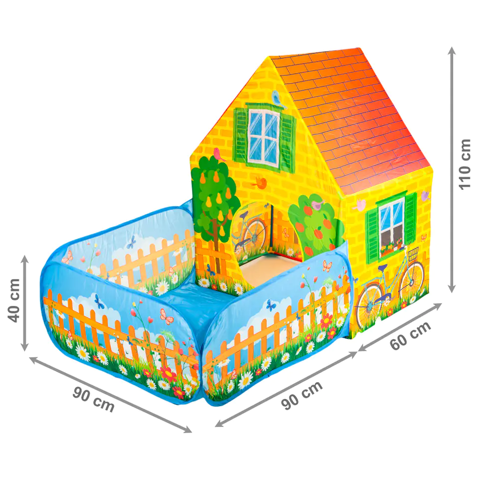 Children's tent cottage dry pool Farm IPLAY