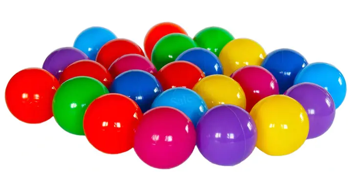 Balls, balls, balls, pool, tent, set of 100pcs