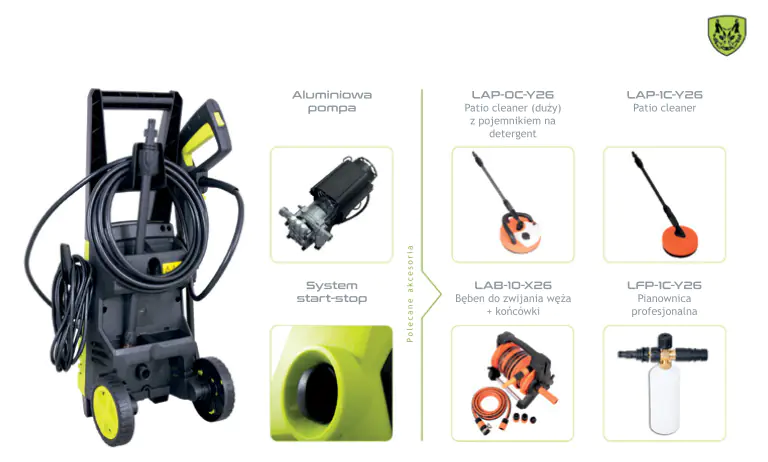 HIGH PRESSURE WASHER Lime Lynx LHU-EC-1006-C26Q