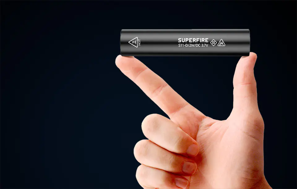 Superfire S11-D Flashlight, 135lm, USB