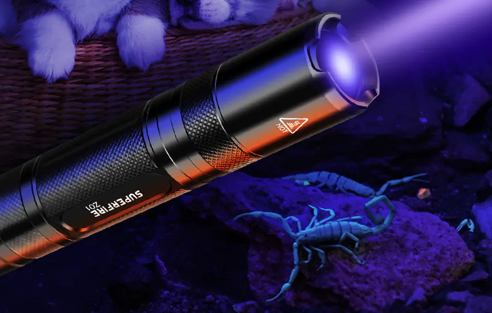 UV Flashlight Superfire Z01, 365NM, USB