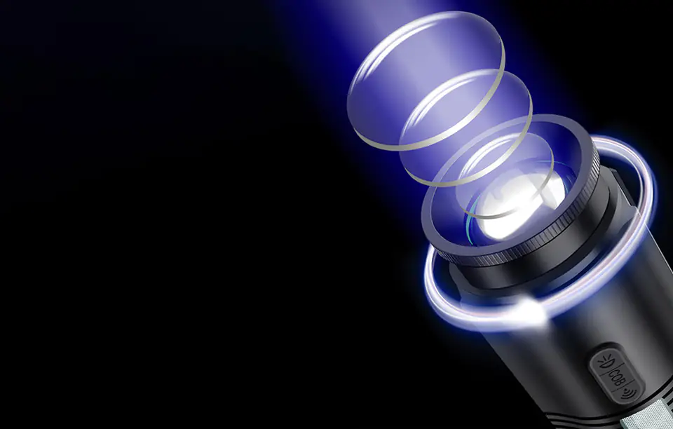 Superfire GF03 Flashlight, 800lm, USB