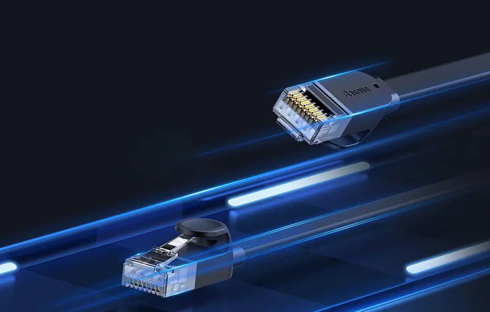 Kabel sieciowy Baseus Ethernet RJ45, 1Gbps, 2m (czarny)