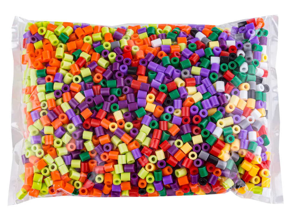 Koraliki Do Prasowania Szablony Dinozaury, Zestaw 2000 Elementów, Prasowanka, Kuferek