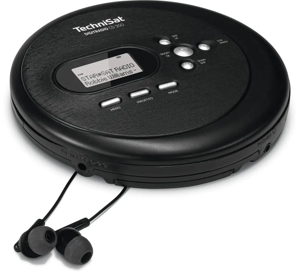 Discman ein portabler CD Player foto de Stock