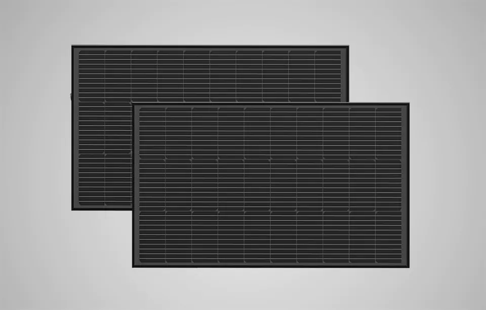 Package 2x EcoFlow 100W Photovoltaic Panel ( rigid construction )