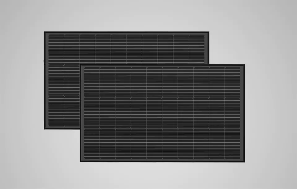 Package 2x EcoFlow 400W Photovoltaic Panel ( rigid construction )