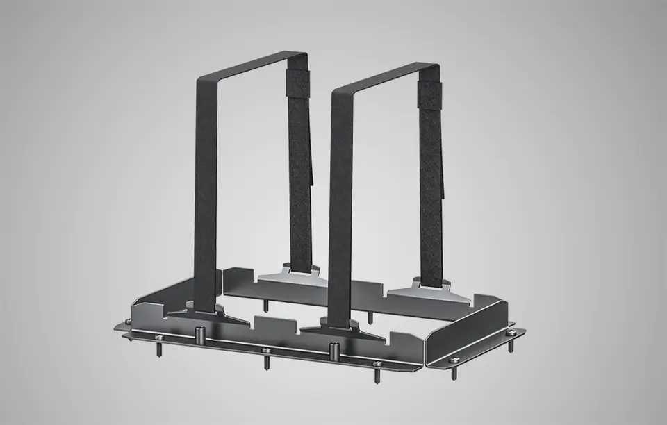 Mounting structure for EcoFlow Power Kits 2kWh