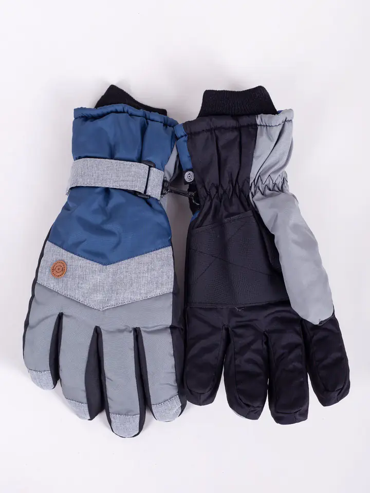 Grey sales ski gloves