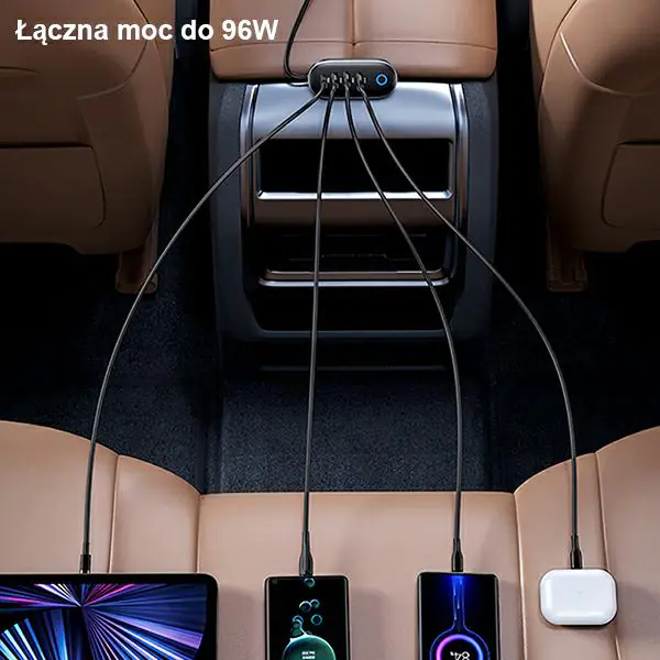USAMS Order. alone. 3xUSB 1xUSB-C 156W Black/Black CC161CC01 (US-CC161)