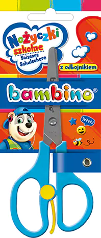 School scissors BAMBINO with bumper