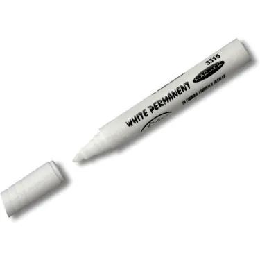 KOH I NOOR WHITE PERMANENT MARKER