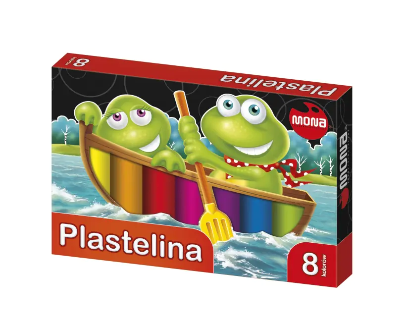 Plasticine MONA 8 colors St.Majewski