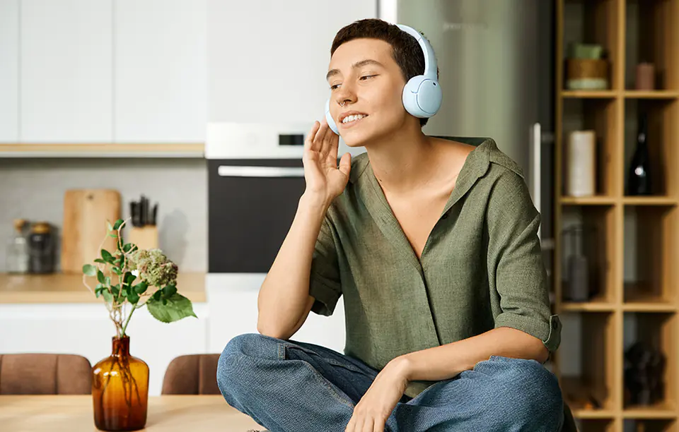 Edifier WH500 Wireless Headphones (Blue)