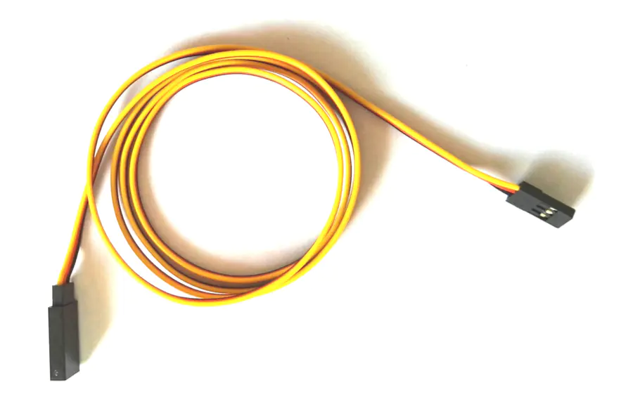 Przedłużacz serwa 90 cm JR - 0,13mm2 26AWG - płaski - MSP