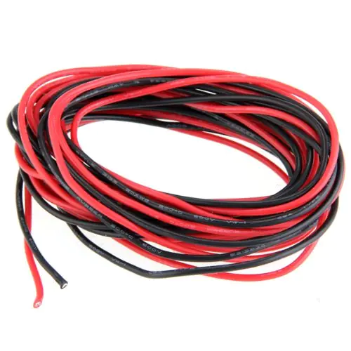 Przewód silikonowy 2,0 mm2 (14AWG) (czarny) 1m.